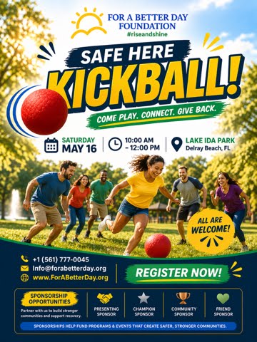 Community moment at Safe Here Kickball Event